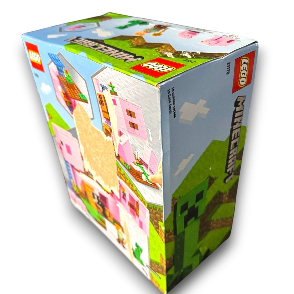 LEGO Minecraft 21170 The Pig House Retired Set New Sealed With Box Damage - Picture 4 of 6